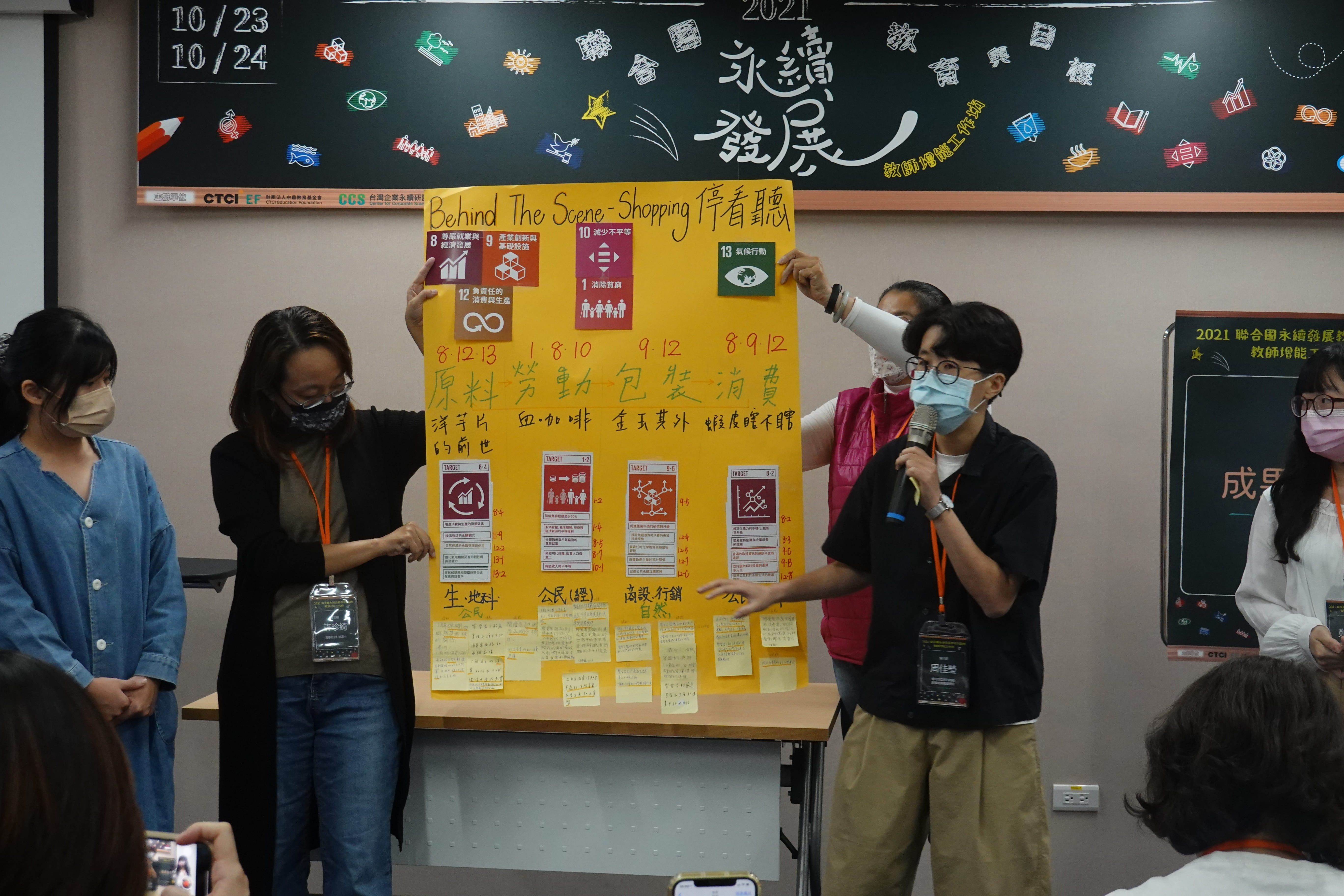 2021聯合國永續發展教育與目標(ESDGs)共備課程 教師增能工作坊